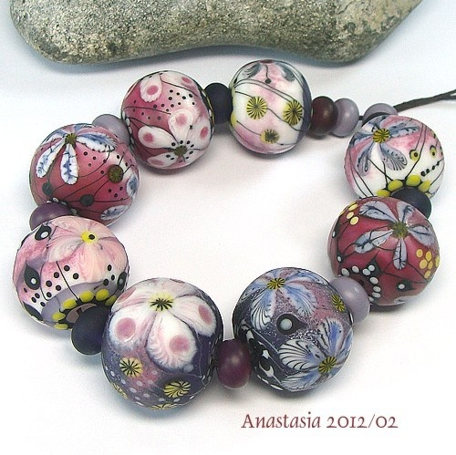 Anastasia Lampwork beads